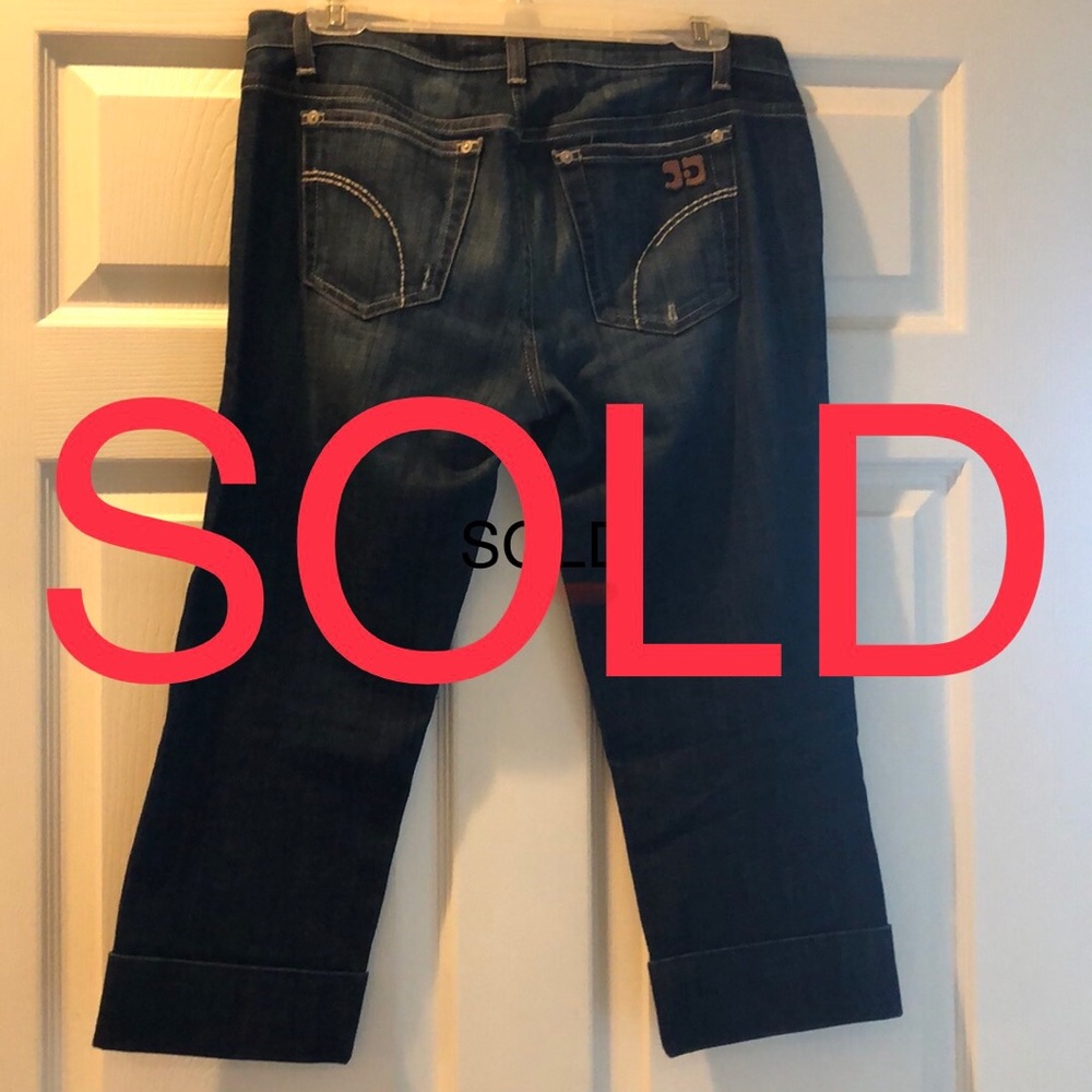 Joe's Jeans Socialite Kicker Fit Cropped Pants.